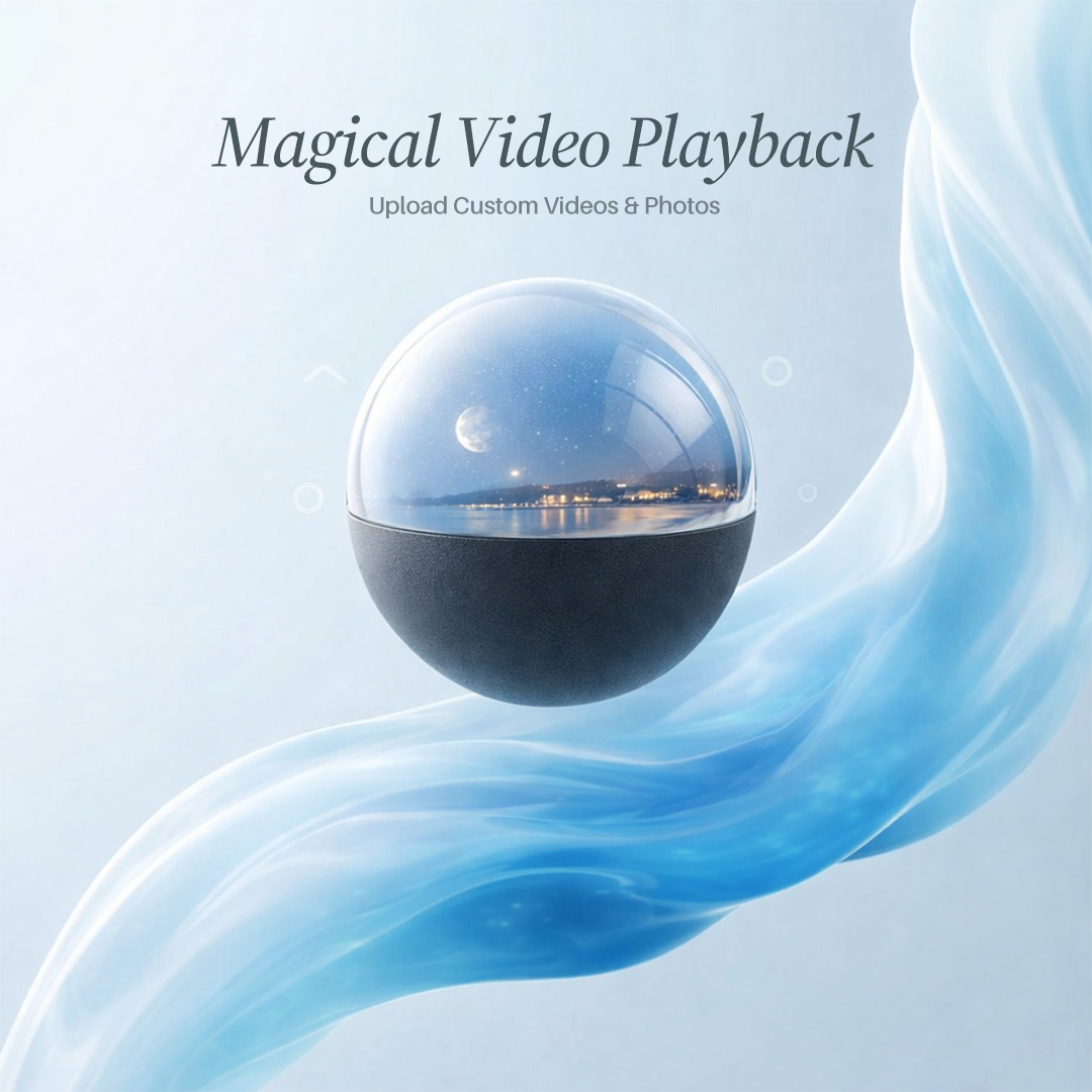 Video Glass Ball Lamp